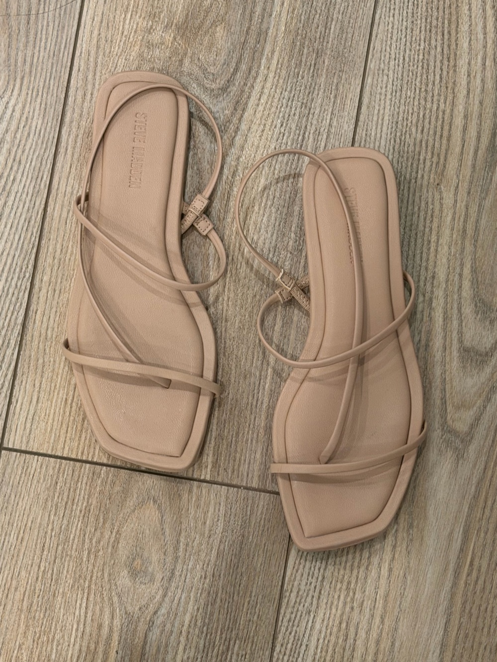 Steve Madden Tan Strappy Sandals
